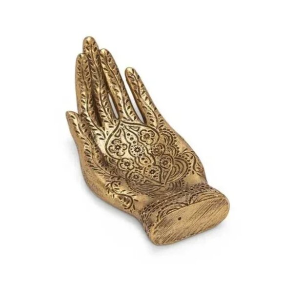 (Set of x2) Engraved Hand Dishes / Decor / Jewelry Tray - Picture 5 of 8